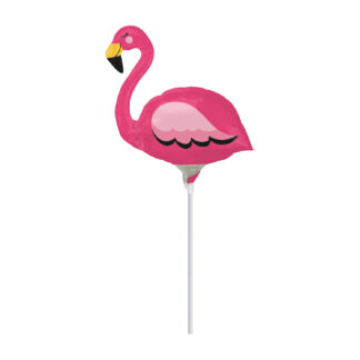 Mini Flamingo Shape Balloon - Foil 14"