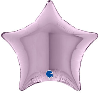 Lilac Star Balloon - 4" Foil
