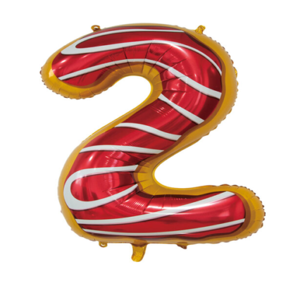 Young Editions Number 2 Balloon - 30" Foil