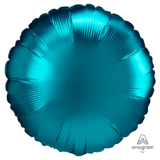 Satin Luxe Aqua Round Standard Balloon - 18" Foil (10ct)