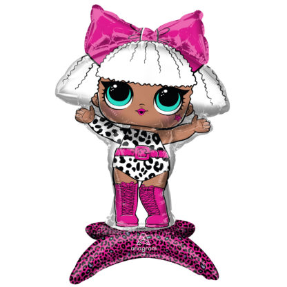 Diva LOL Surprise Sitter Balloon - (16"/40cm w x 23"/58cm) Foil