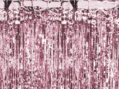 Rose Gold Party Curtain - (90 x 250cm)