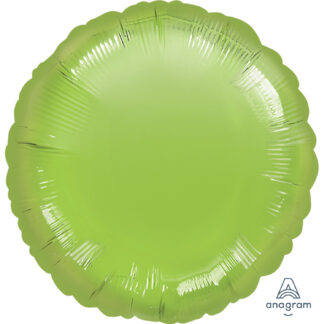 Metallic Lime Green round Standard Unpackaged -18" foil