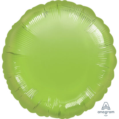 Metallic Lime Green round Standard Unpackaged -18" foil