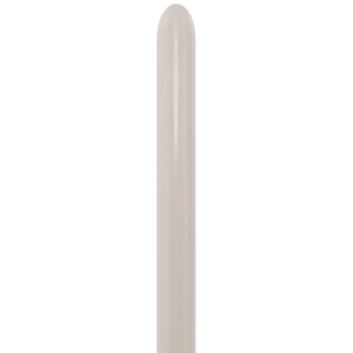 Satin 481 Silver Modelling Balloons – 160 Latex (100ct)