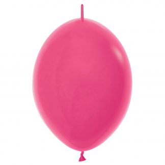 Fashion Colour Link-O-Loon Solid Fuchsia 012 Latex Balloons 6" - 100ct