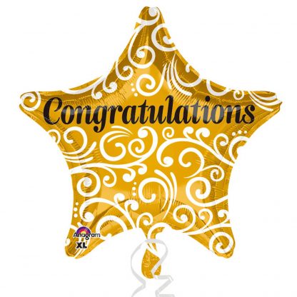 Congratulations Sophisticated Balloon - 18" Foil