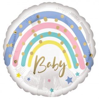 Pastel Rainbow baby Balloon - 18" Foil