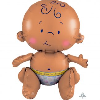 Sitting Baby Multi Balloon - Foil