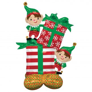 Christmas Elves AirLoonz - Foil Balloons 36" x 53"