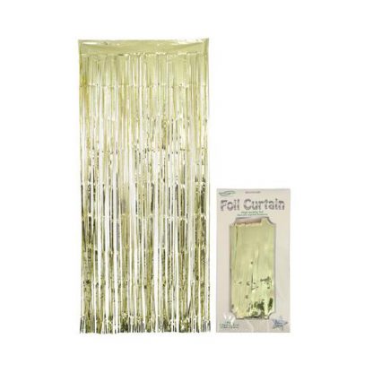 Metallic Gold Foil Door Curtain - (0.90m x 2.40m)