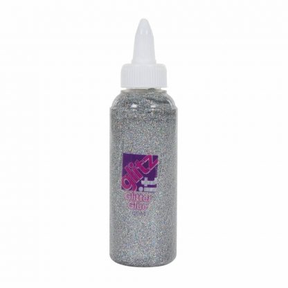Glitz It Glitter Glue Laser Silver (120ml)