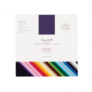 Papermania 8x8 Inch Solid Premium Cardstock Colossal (75pcs)
