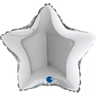 Mini Silver Star Shape Air-Filled Balloon – 9″ Foil