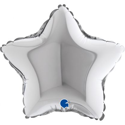 Mini Silver Star Shape Air-Filled Balloon – 9″ Foil