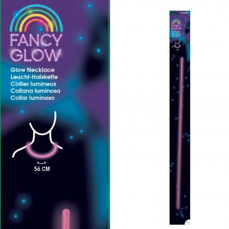 Fancy Glow Pink Necklaces 56cm - 1 PC