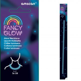 Fancy Glow Blue Necklaces 56cm - 1 PC