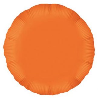 Orange Round Balloon - 18" Foil