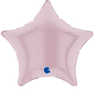 Pastel Pink Star Balloon - 4" Foil