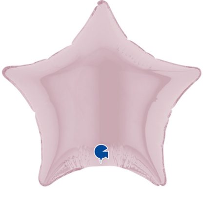 Pastel Pink Star Balloon - 4" Foil