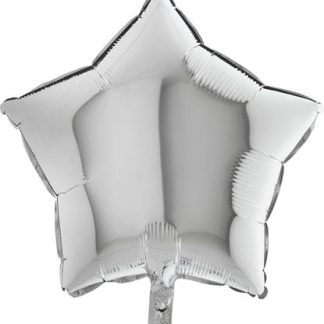 Silver Star Balloon - 18" Foil