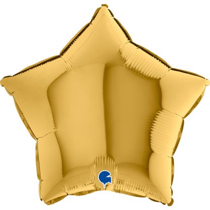 Gold 5 Star Balloon - 18" Foil