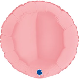 Matte Pink Round Balloon - 18" Foil