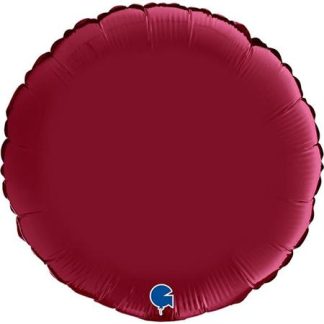 Satin Cherry Round Balloon - 18" Foil