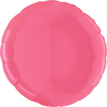 Bubble Gum Pink Round Balloon - 18" Foil