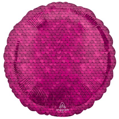 Pink Sequins Standard Balloons - 18" foil