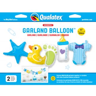 BABY BOY ORGANIC GARLAND - Foil 41" Air Filled EOL