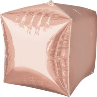 Rose Gold Cubez Balloon - (3ct)