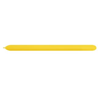 Fashion Solid 020 Yellow Modelling Balloons -360 Latex (50ct)