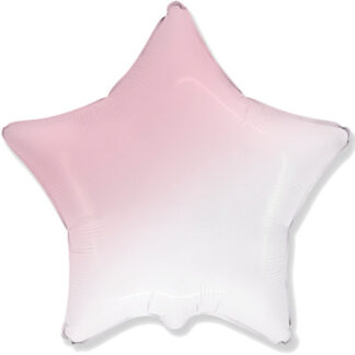 Pastel Gradient Pink Star Ultra Shape Balloons - 28"/71cm X 28"/71cm Foil