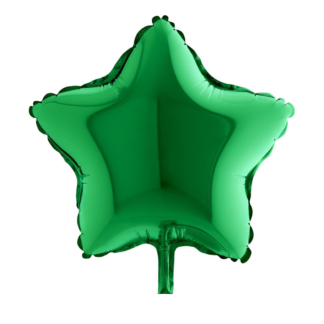 Mini Green Star Shape Air-Filled Balloon – 9″ Foil