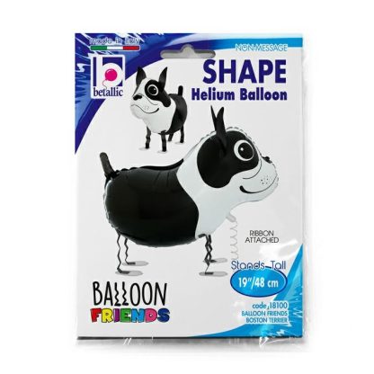 Boston Terrier Balloon Friends -19"/48cm - Image 2