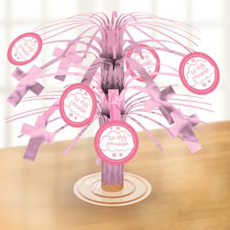 Communion Church Pink Mini Cascade Centrepiece 19cm - 1 PC