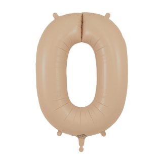 Nude Number 0 Balloon - 34" Foil