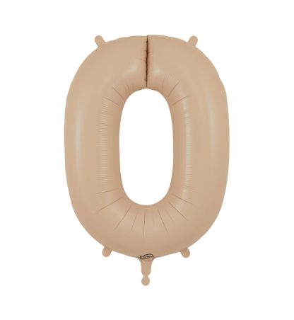 Nude Number 0 Balloon - 34" Foil