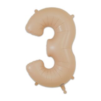 Nude Number 3 Balloon - 34" Foil