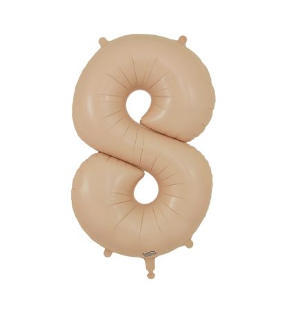 Nude Number 8 Balloon - 34" Foil