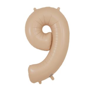 Nude Number 9 Balloon - 34" Foil