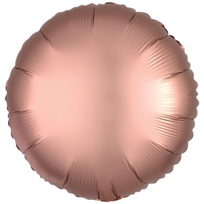 Silk Lustre Rose Copper Round Standard Foil - 18" Foil (10 Pack) Unpackaged