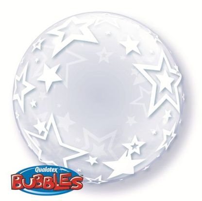 Stylish Stars Deco Bubble Balloon - 24″ Bubble