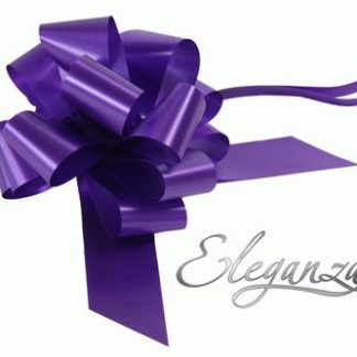 Purple Poly Pullbows No 36- 50mm (20ct)