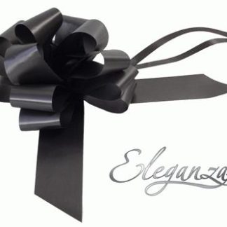 Black Poly Pullbows No 20- 50mm (20ct)
