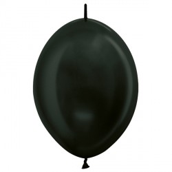 Metallic Pearl Graphite 578 Link-o-Loon Balloons - 6" Latex (100ct)