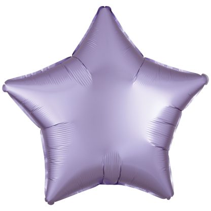 Silk Lustre Pastel Lilac Star Standard Foil - 18" foil (10 Pack) Unpackaged