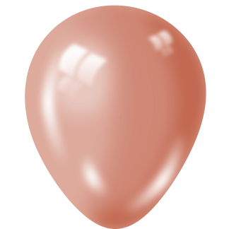 PEACH Balloon - 12" Latex (100ct)
