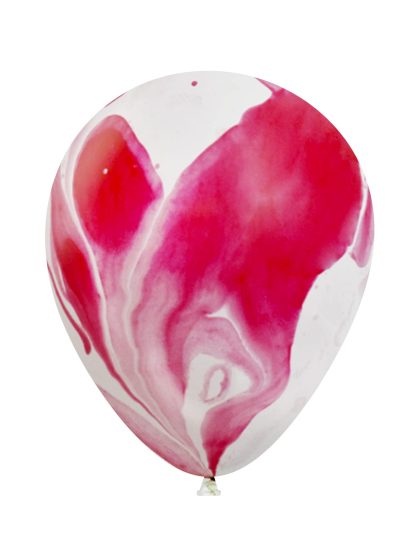 Marbled Pink Balloons - 12" Latex (100ct)